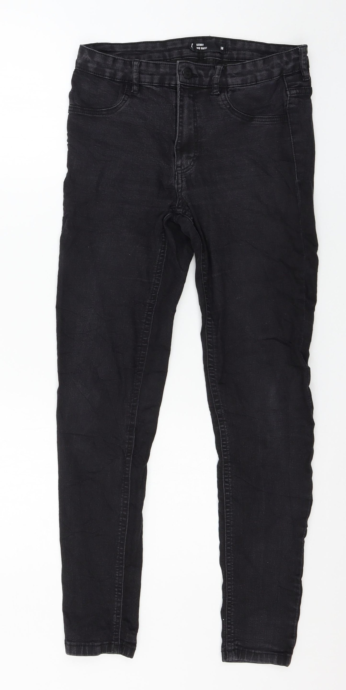 sinsay Womens Black  Denim Skinny Jeans Size 10 L27 in