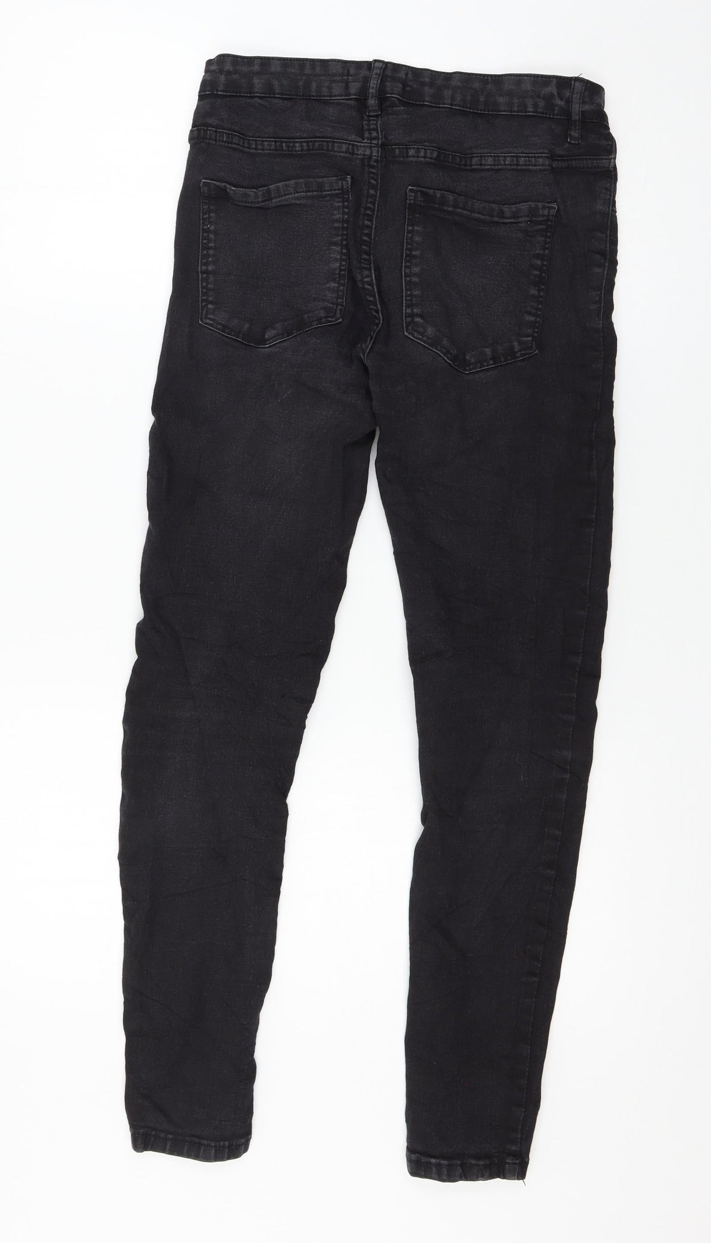 sinsay Womens Black  Denim Skinny Jeans Size 10 L27 in