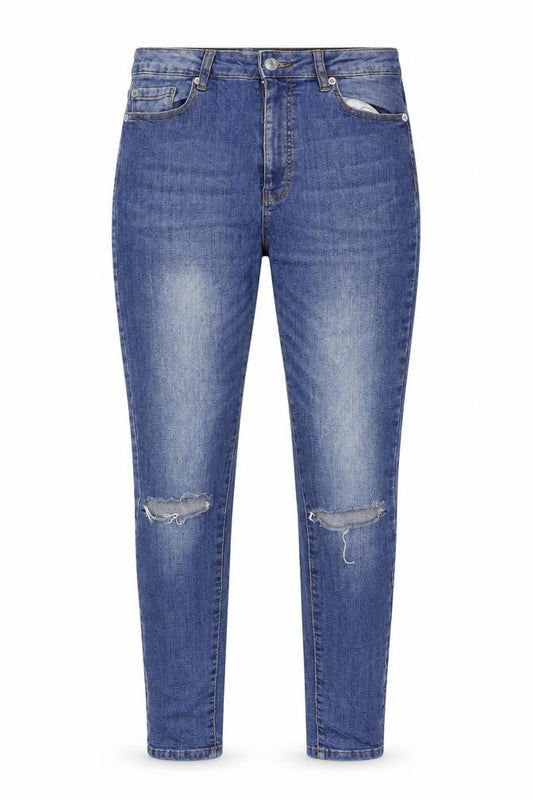 TALLY WEiJL Womens Blue  Denim Skinny Jeans Size 12 L28 in