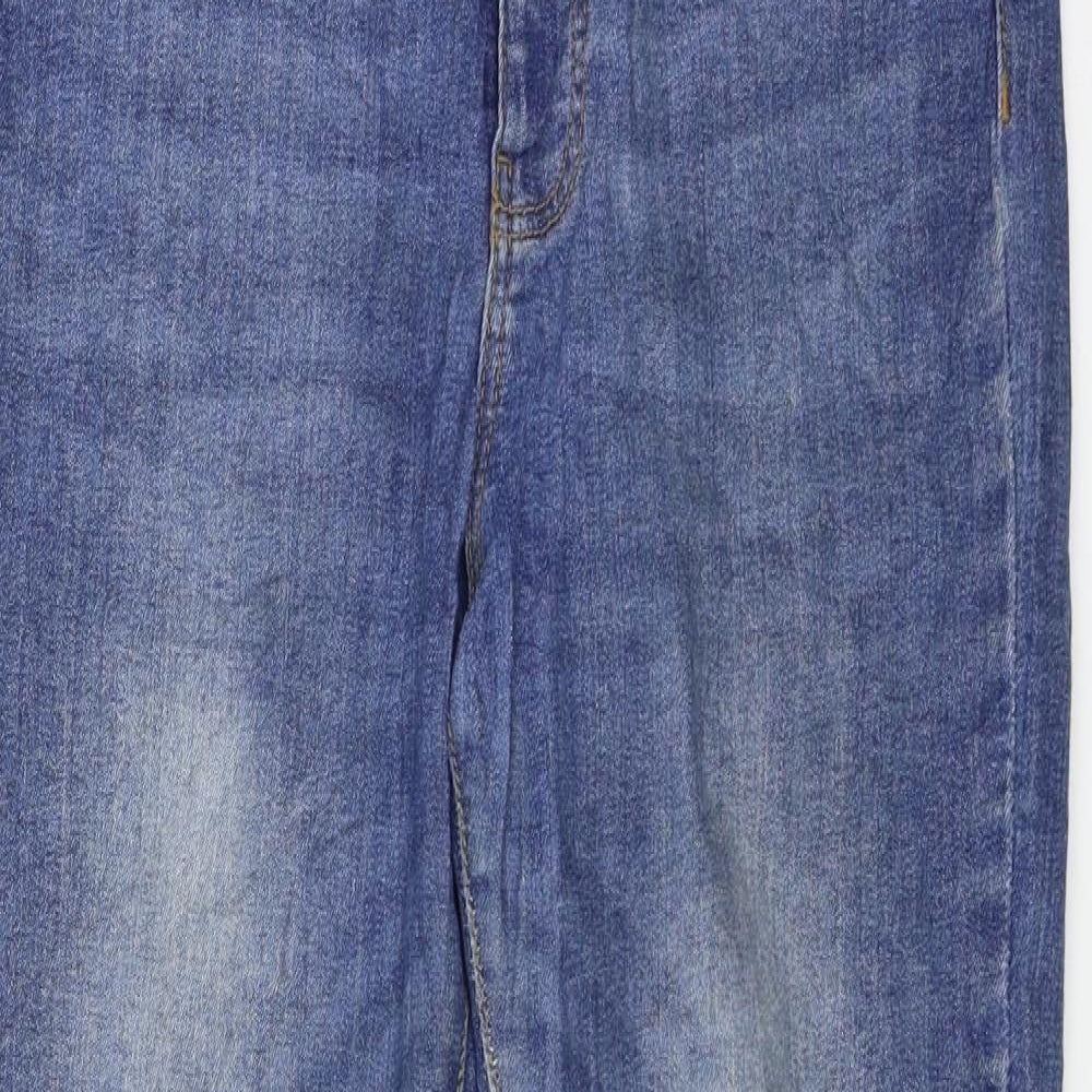 TALLY WEiJL Womens Blue  Denim Skinny Jeans Size 12 L28 in