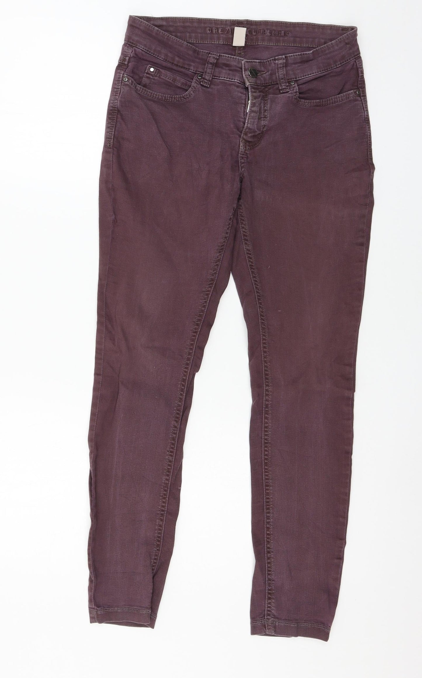 MAC Jeans Womens Purple  Denim Skinny Jeans Size 30 in L27 in