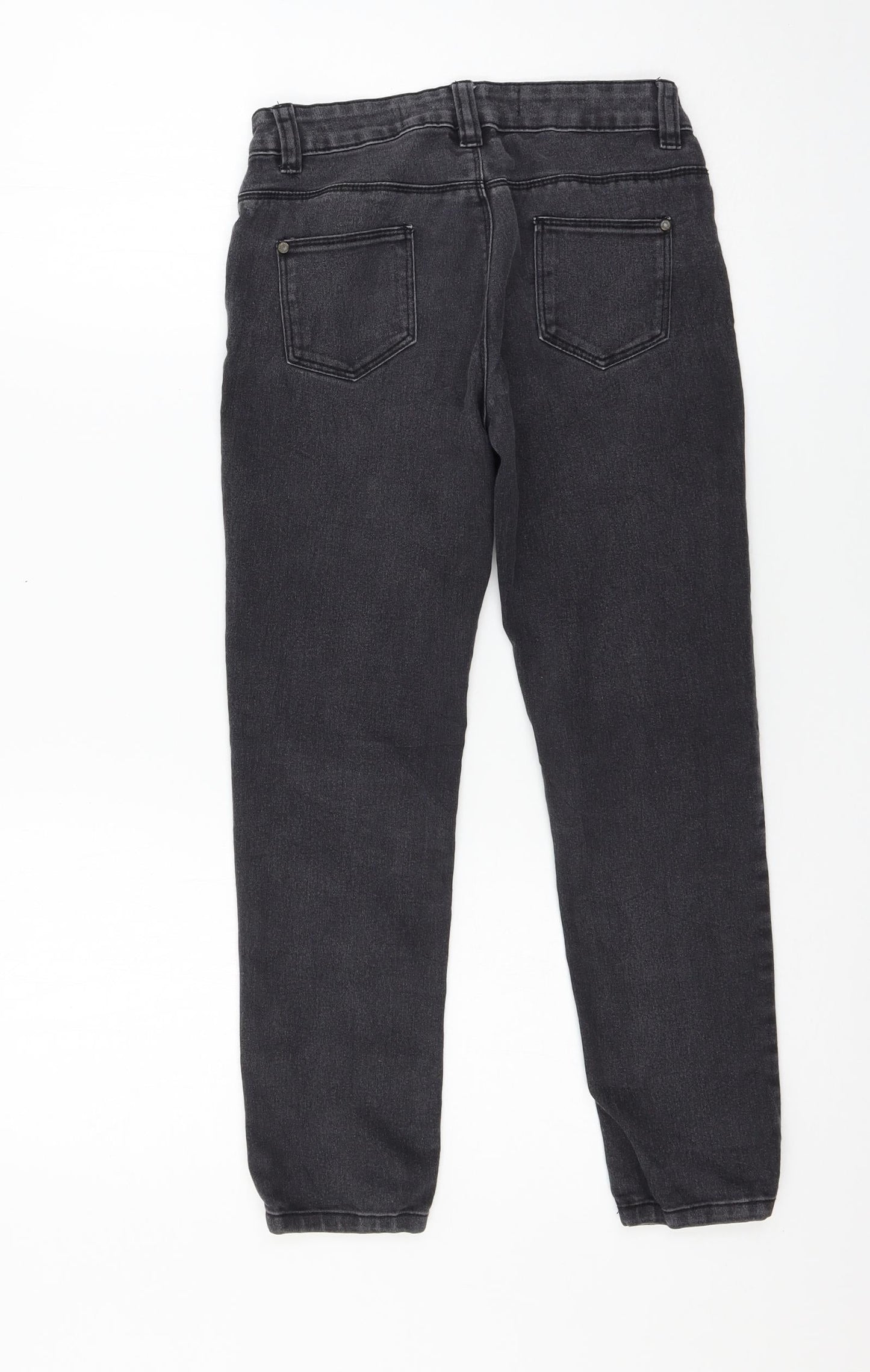 Denim & Co. Girls Grey  Denim Skinny Jeans Size 9-10 Years