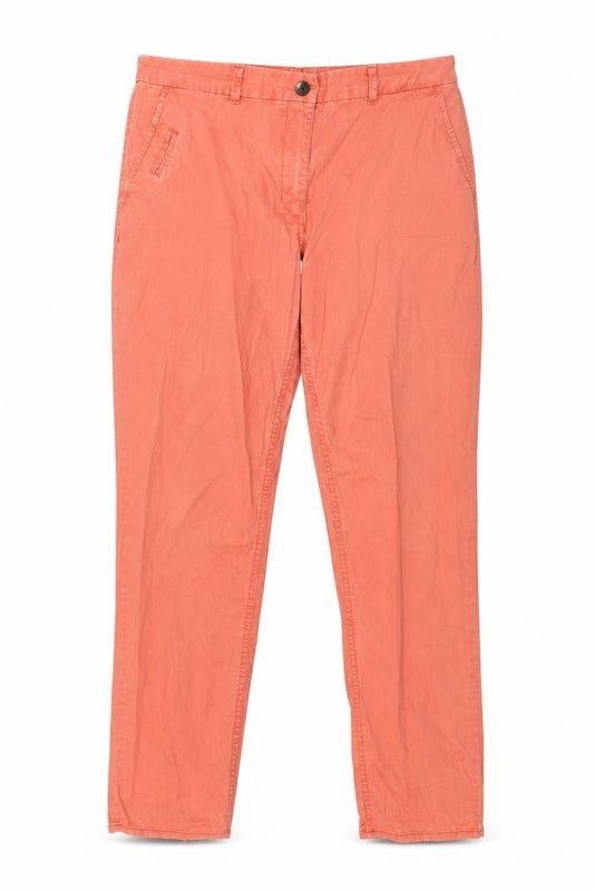 H&M Womens Orange  Denim Trousers  Size 10 L28 in