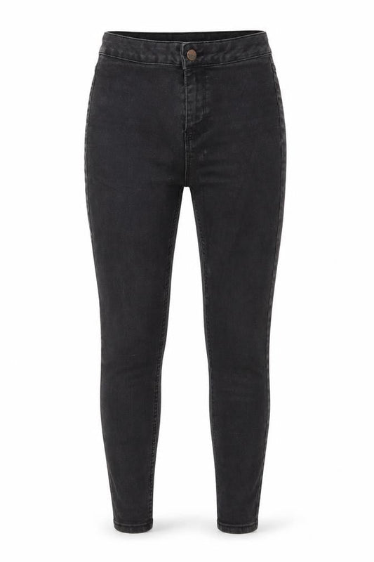 New Look Womens Grey  Denim Skinny Jeans Size 8 L23 in