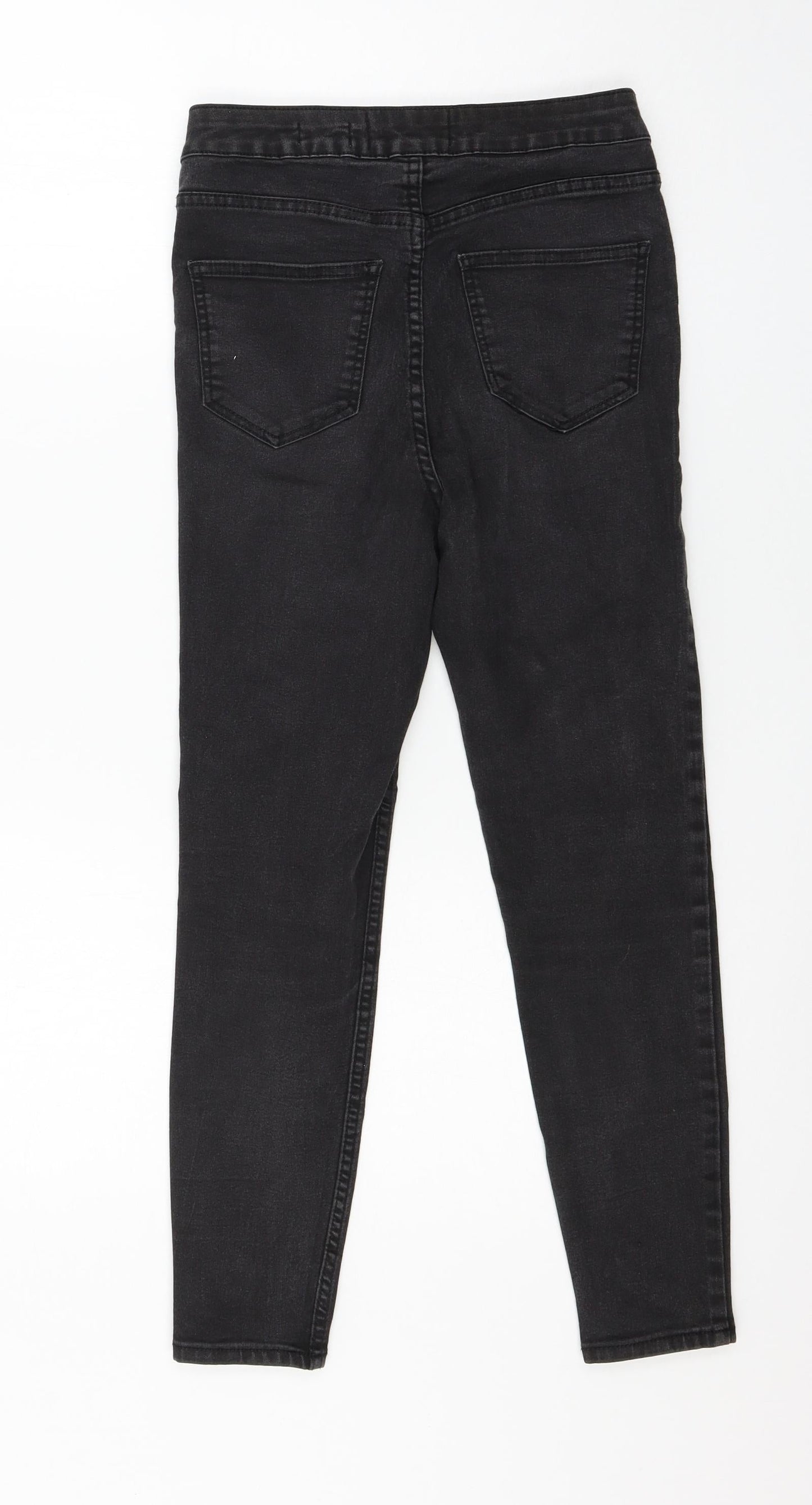 New Look Womens Grey  Denim Skinny Jeans Size 8 L23 in