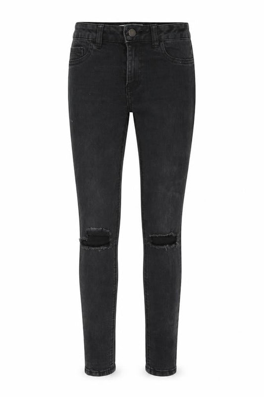 New Look Womens Grey  Denim Skinny Jeans Size 8 L25 in