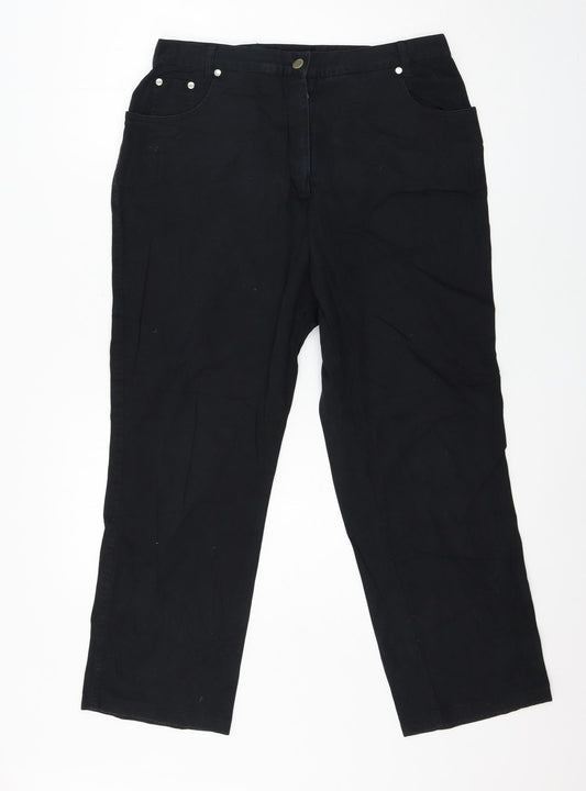 Berger du Nord Womens Black   Trousers  Size 32 in L26 in