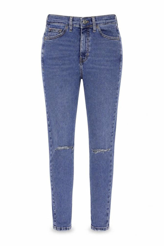 Topshop Womens Blue  Denim Skinny Jeans Size 26 in L30 in