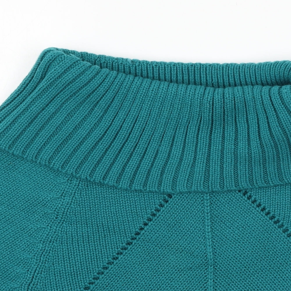 Silmar Womens Blue  Knit Pullover Jumper One Size