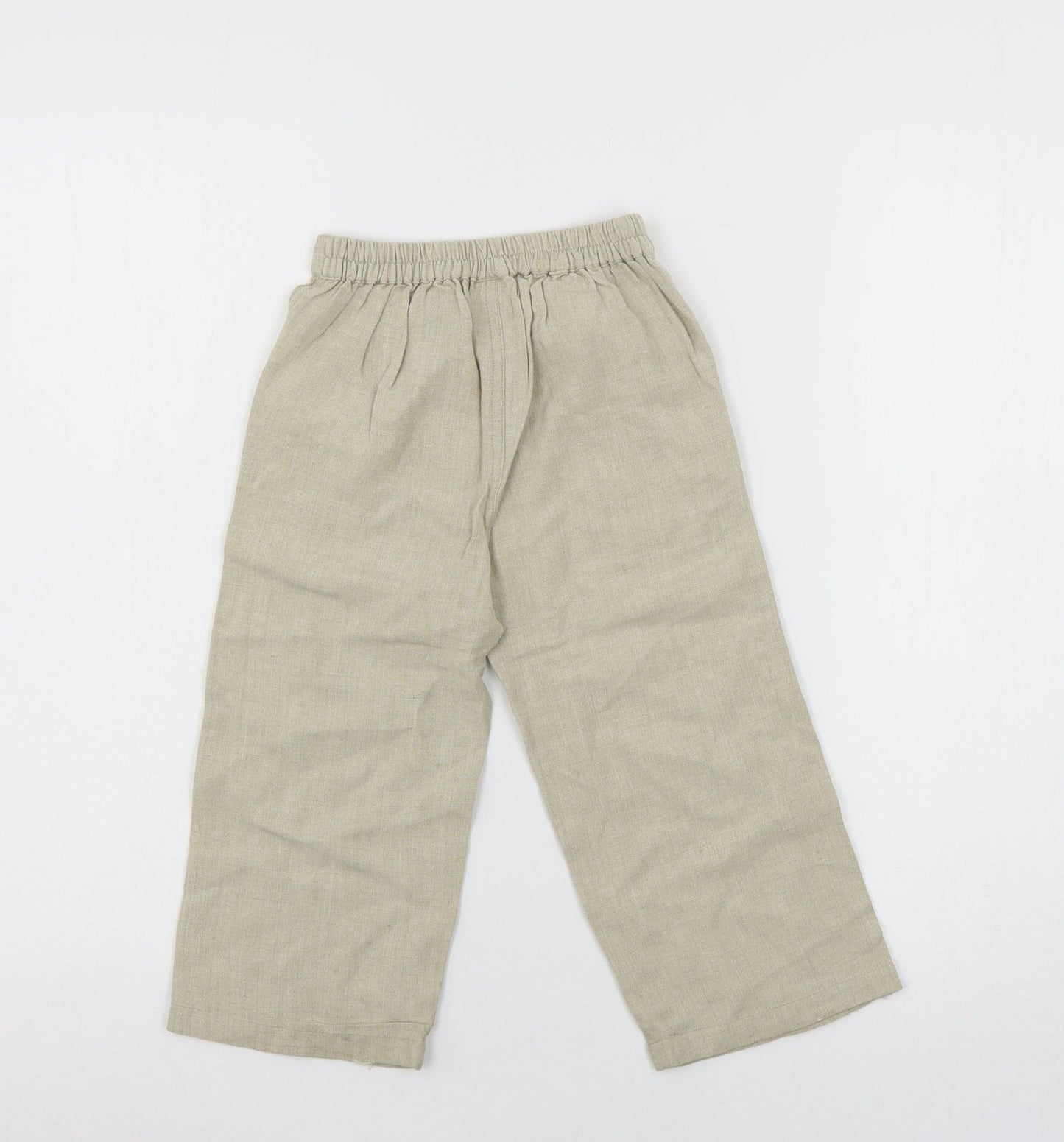 Preworn Boys Beige   Dress Pants Trousers Size 3 Years