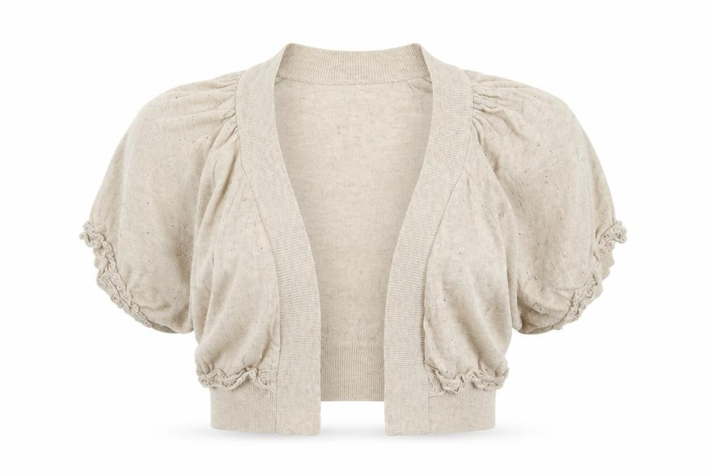 Todayswoman Womens Beige   Shrug Jumper Size 12