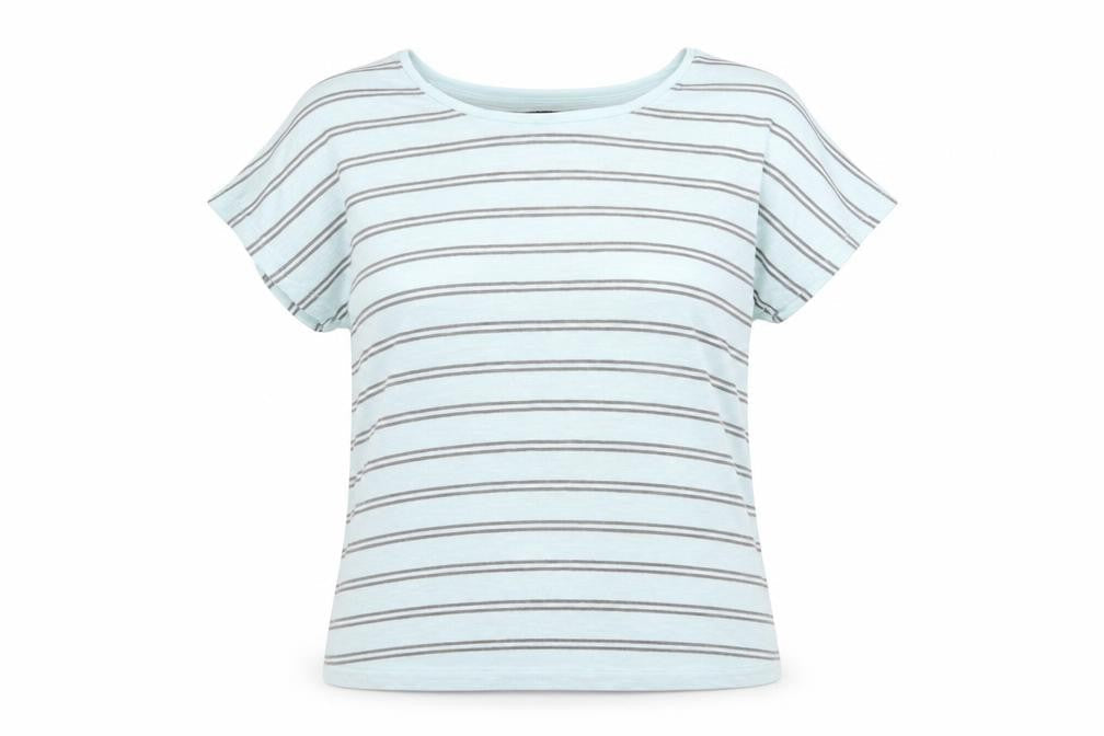 Viz A Viz  Womens Blue Striped  Pullover Sweatshirt Size 12