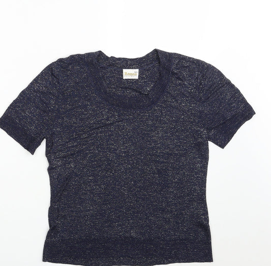 Roman Womens Blue   Pullover Sweatshirt Size M