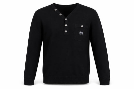 Soviet Mens Black   Pullover Jumper Size M