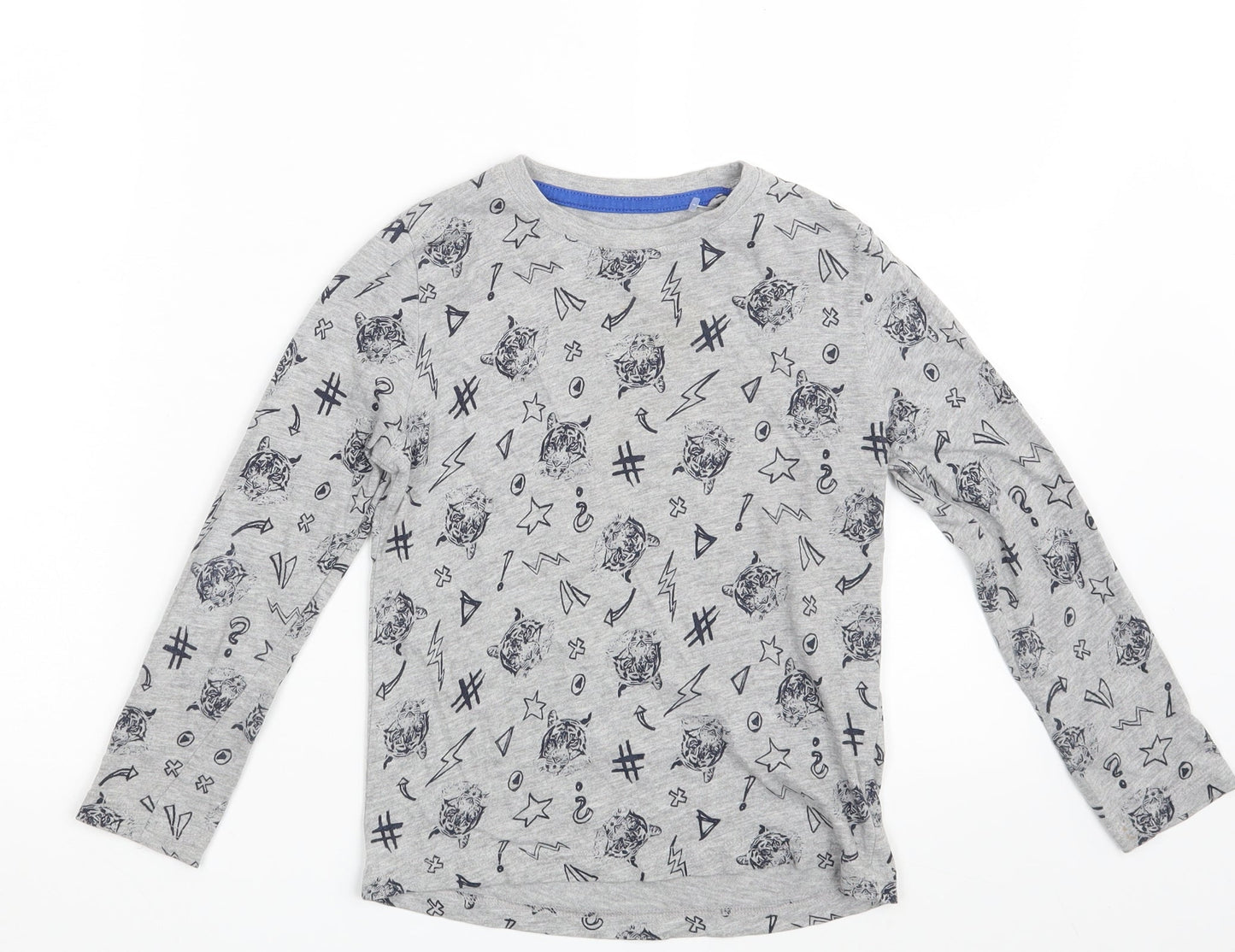 Lupilu Boys Grey Geometric  Basic T-Shirt One Size