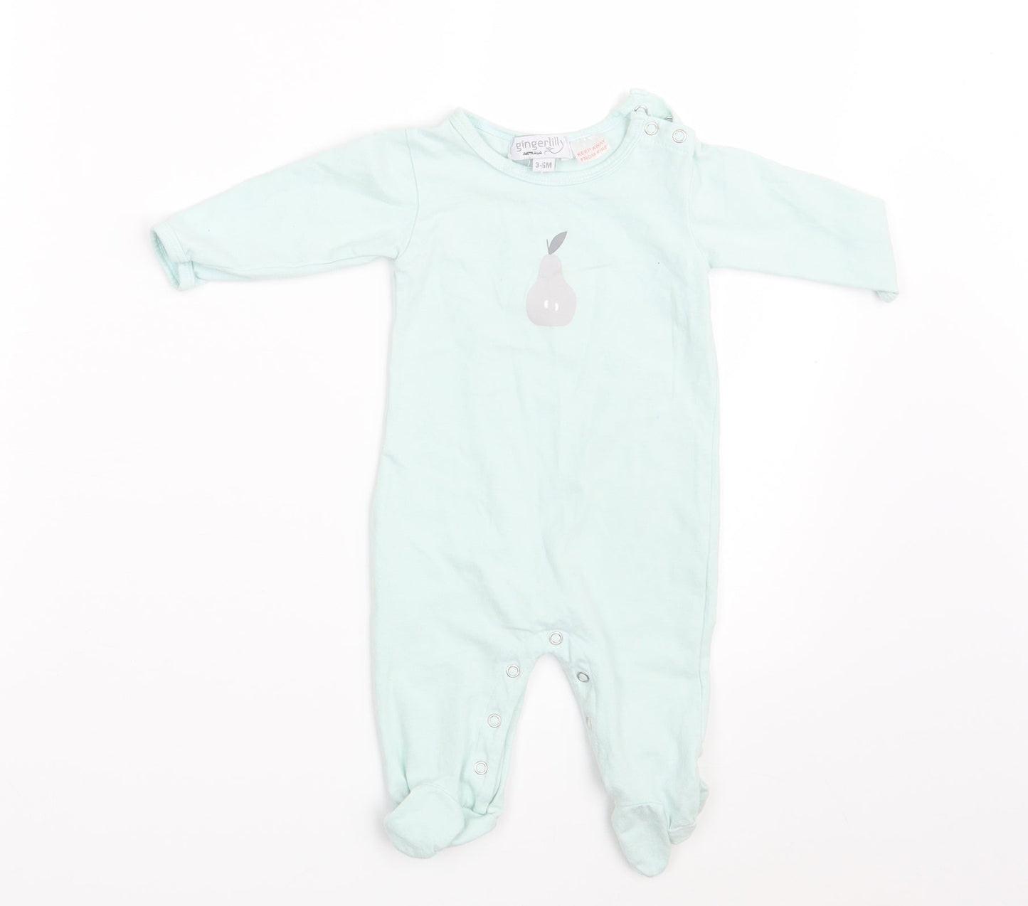 Ginger Lilly Baby Green   Romper One-Piece Size 3-6 Months