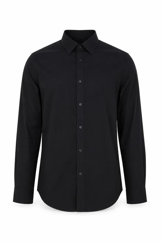 Next Mens Black    Button-Up Size 14.5