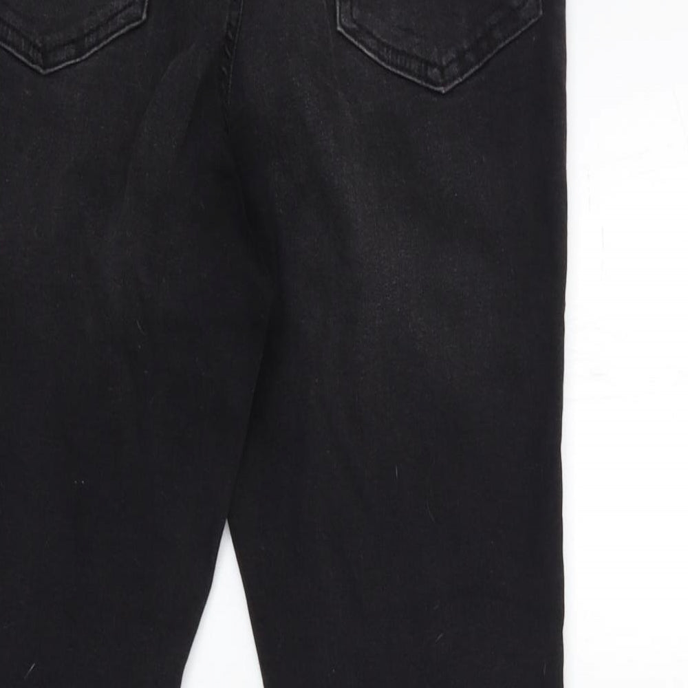 Denim & Co. Womens Black  Denim Skinny Jeans Size 14 L27 in