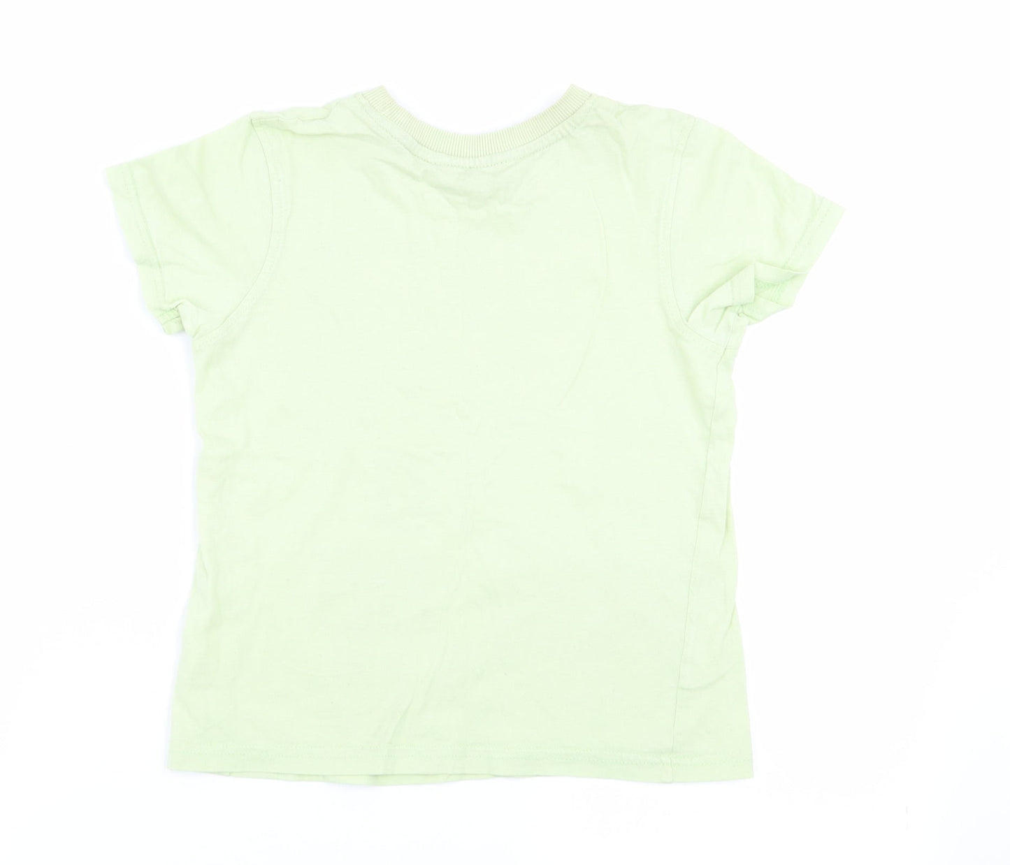 Asda George Boys Green   Basic T-Shirt Size 5-6 Years