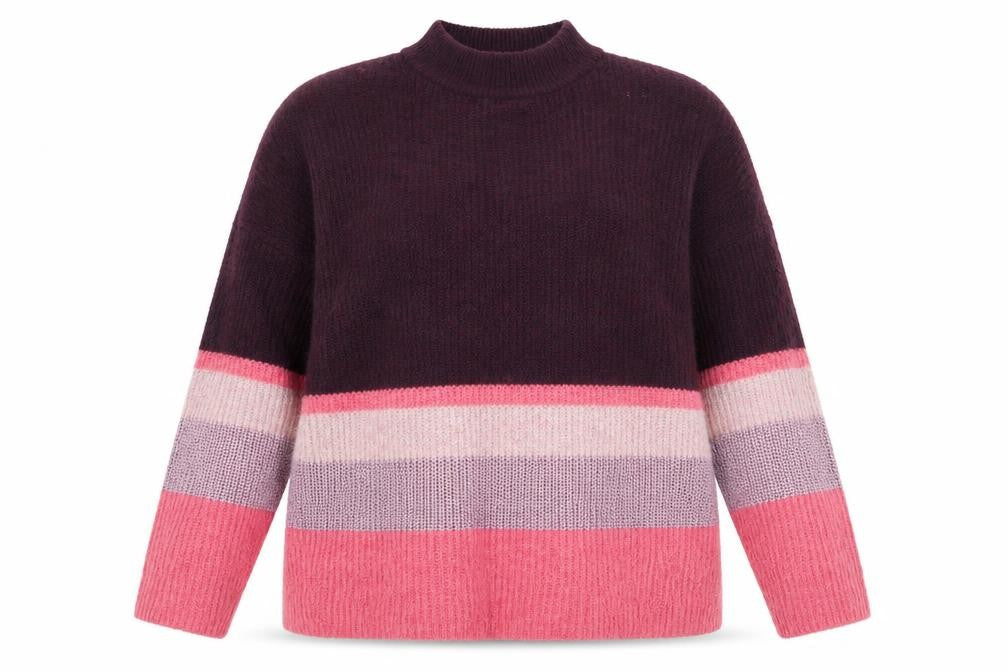 Asda George Womens Multicoloured Striped  Pullover Jumper Size XL