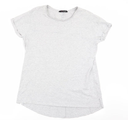 Preloved Yours Womens Grey   Basic T-Shirt Size 18 - Front