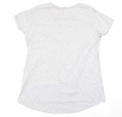Preloved Yours Womens Grey   Basic T-Shirt Size 18 - Back