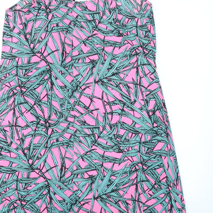 Pep&Co Womens Multicoloured Geometric  Fit & Flare  Size 10