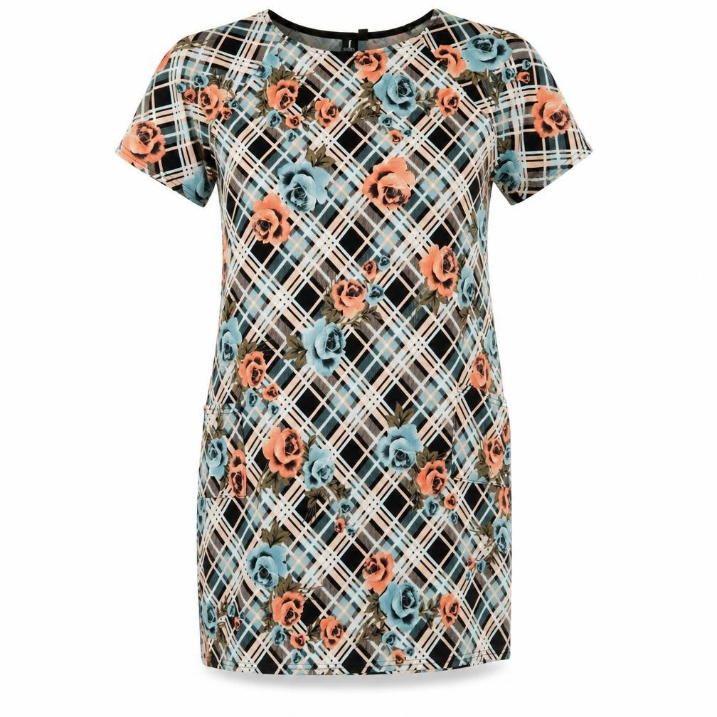 IZABEL Womens Multicoloured Floral  Fit & Flare  Size 14