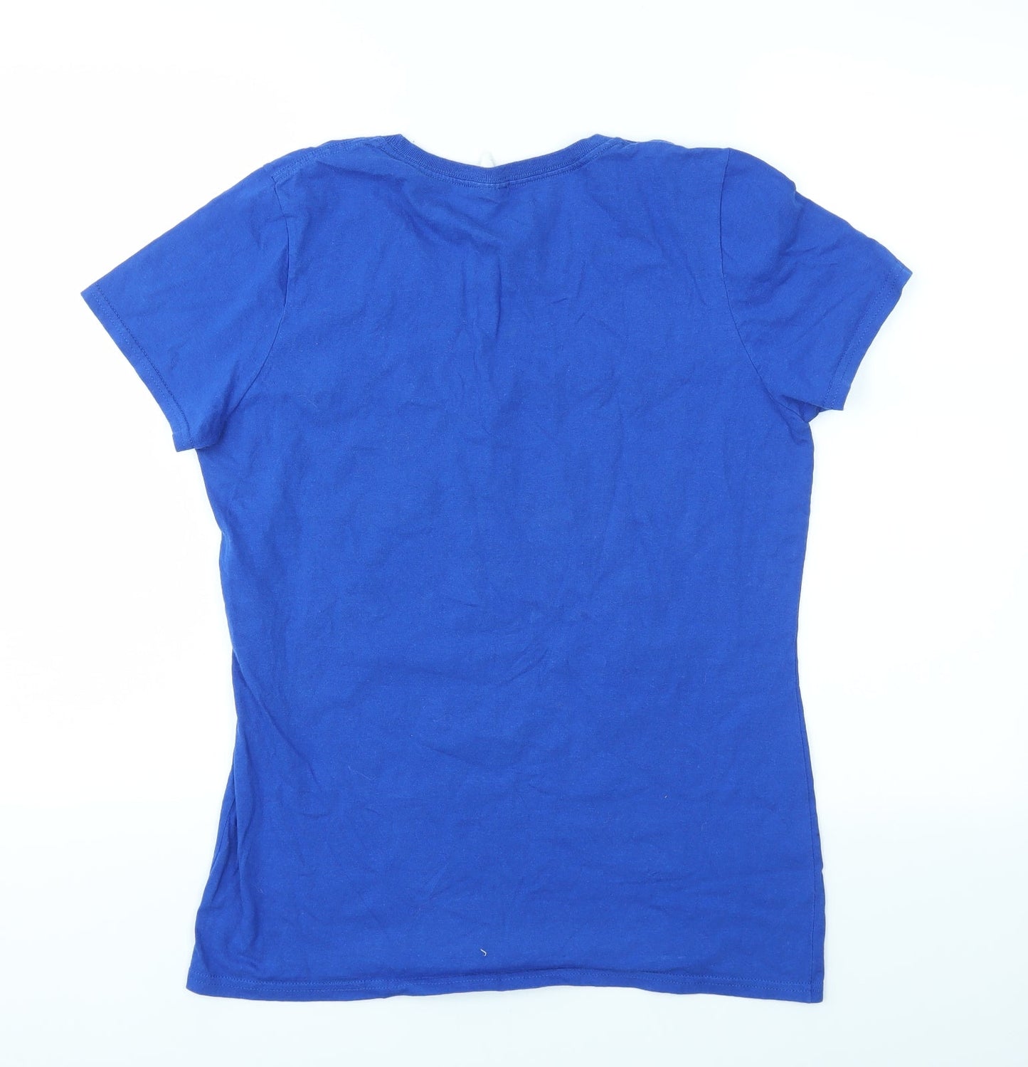 Fruit of the Loom Womens Blue   Basic T-Shirt Size L