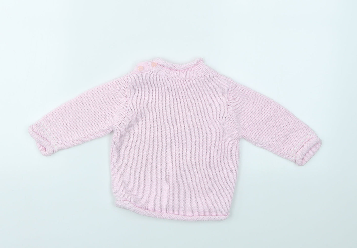 Matalan Girls Pink   Pullover Jumper Size 3-6 Months