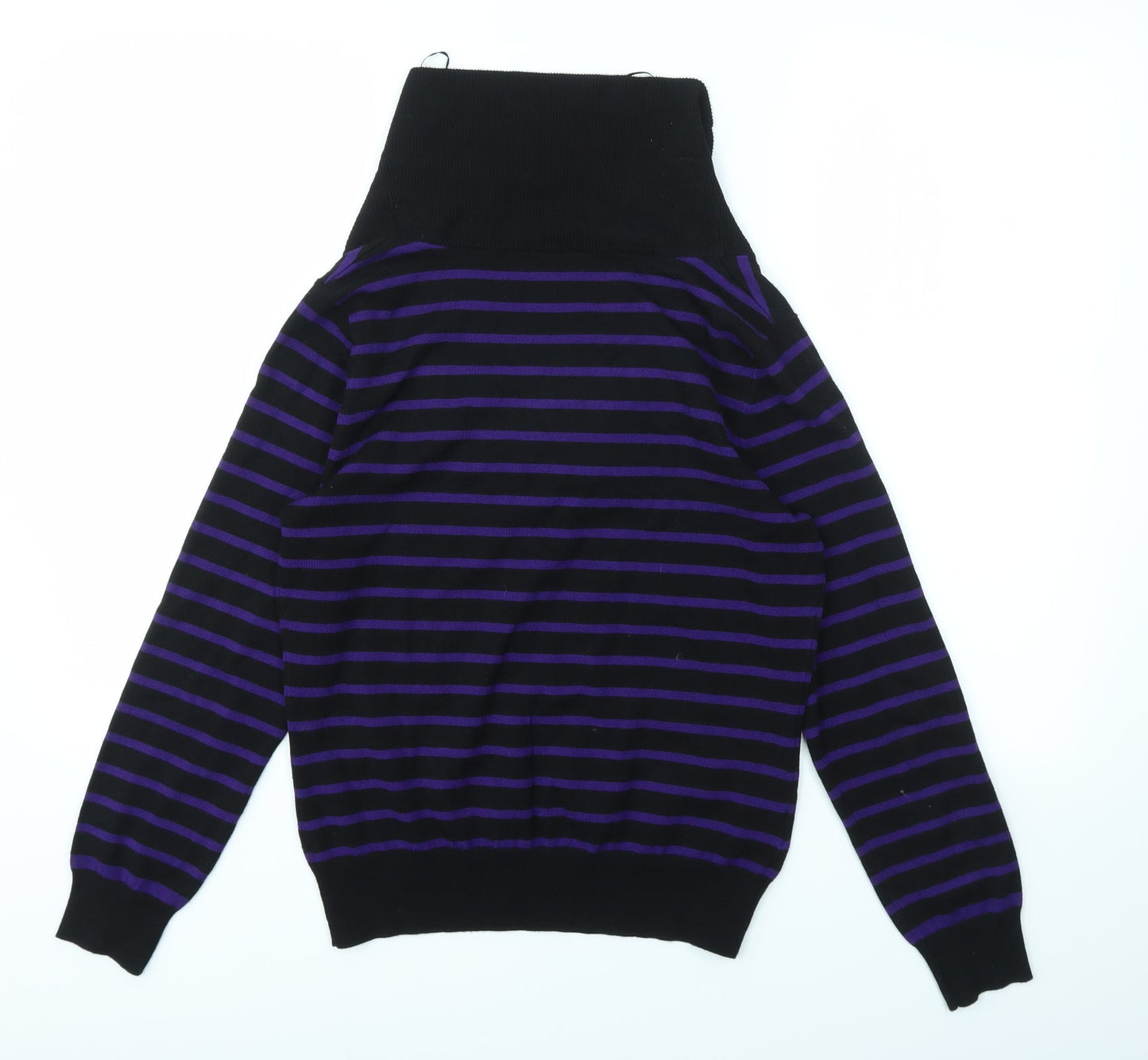 CC Womens Multicoloured Striped  Pullover Jumper Size M