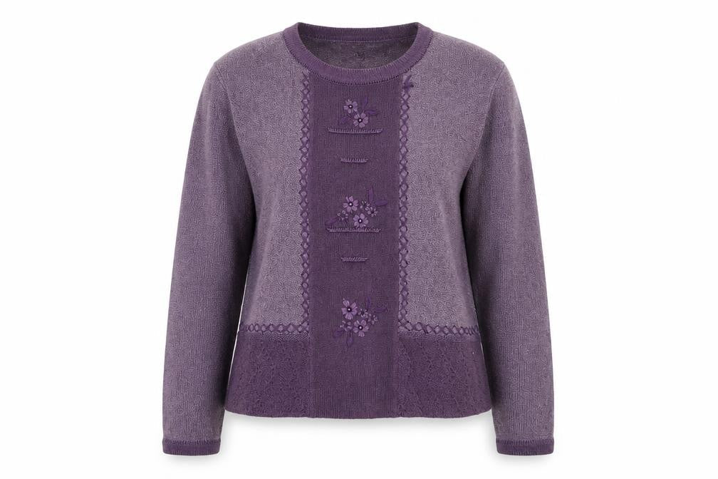Jessica Graaf Womens Purple   Pullover Jumper Size S