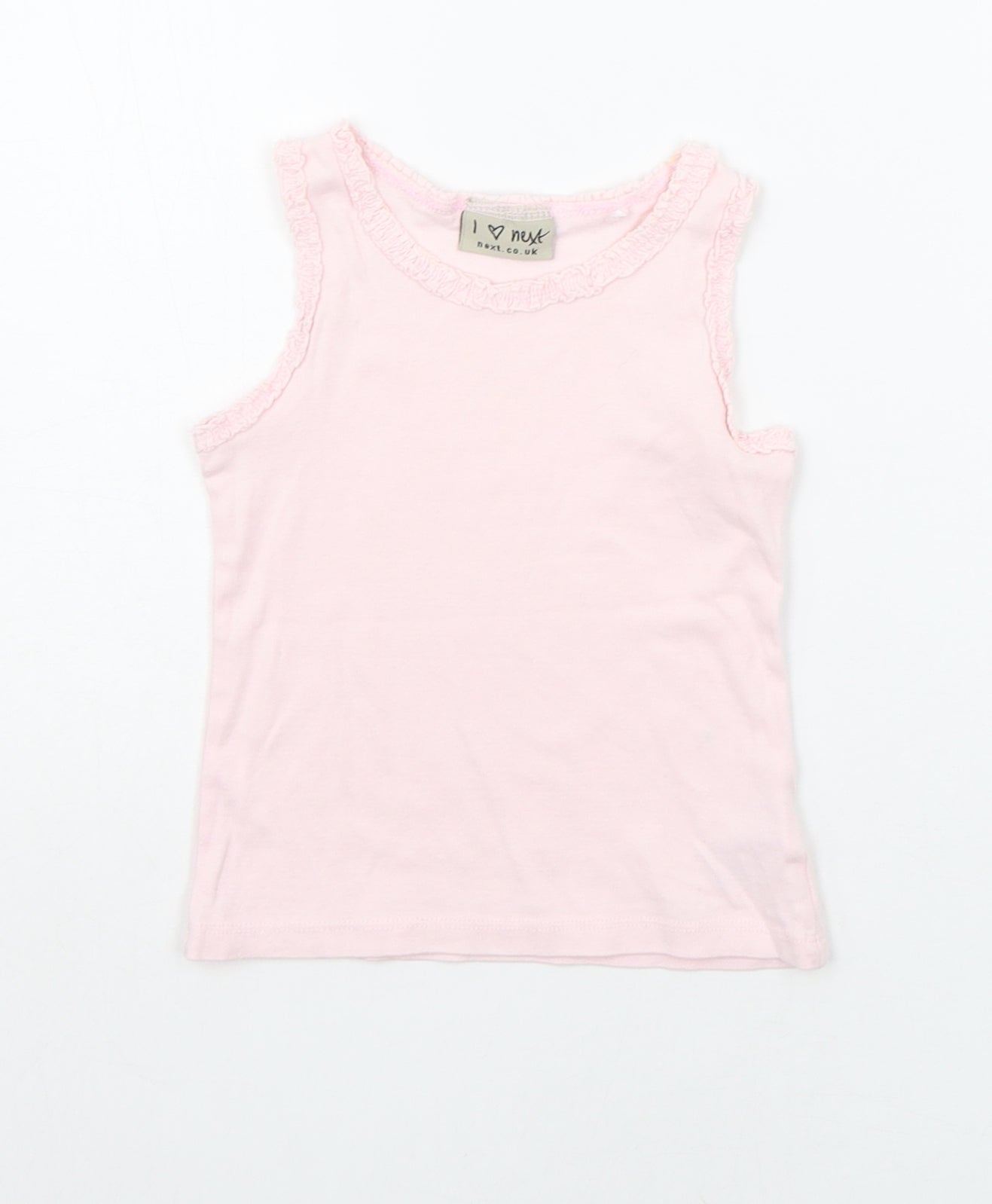NEXT Girls Pink   Basic Tank Size 12-18 Months
