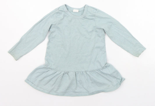 H&M Girls Green   Basic T-Shirt Size 12-18 Months