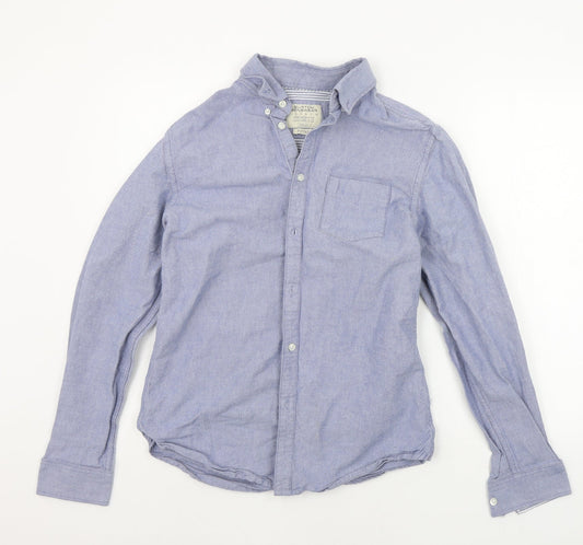 burton menswear Mens Blue    Button-Up Size M