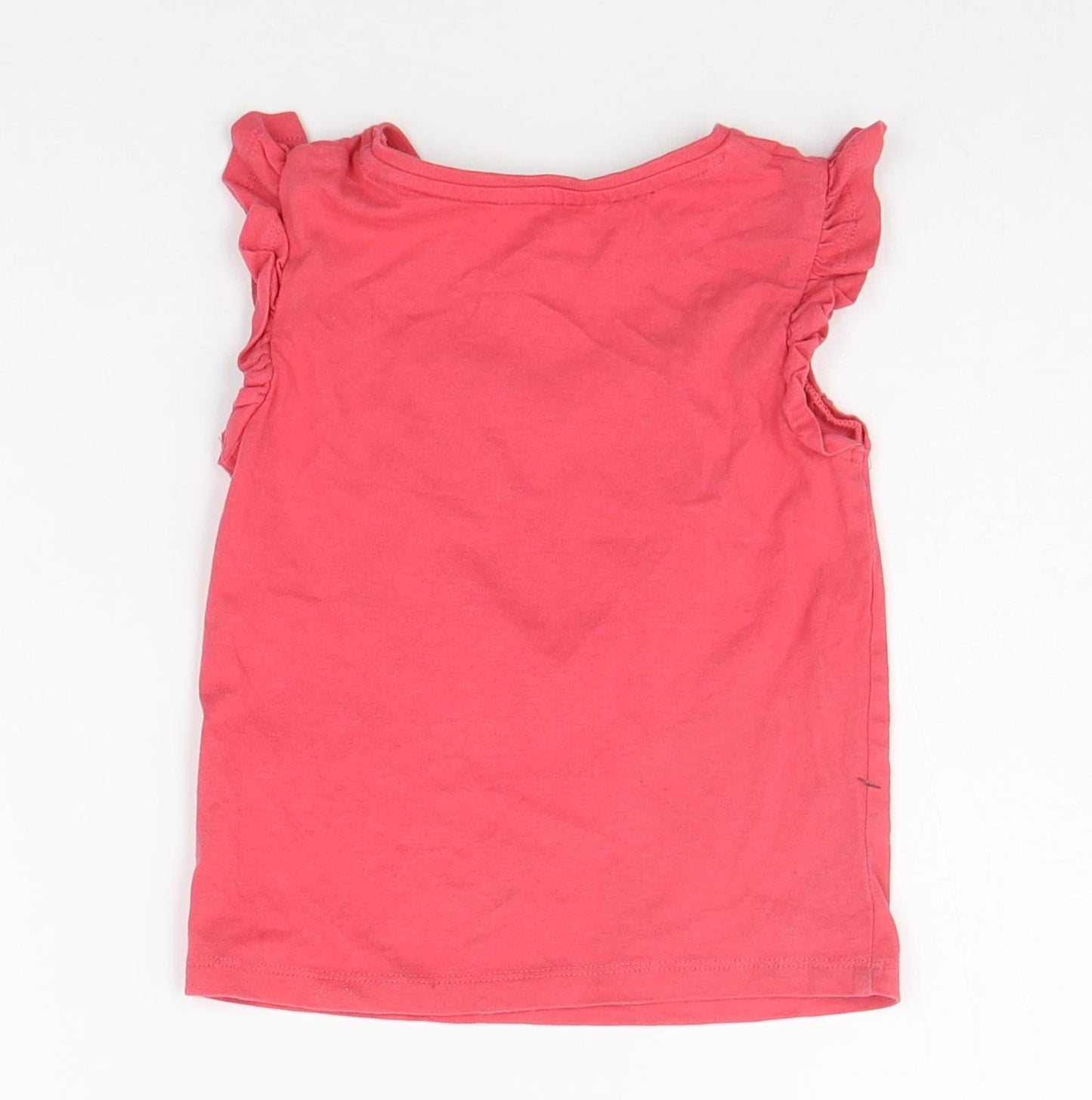 F&F Baby Pink   Basic T-Shirt Size 12-18 Months  - HEART