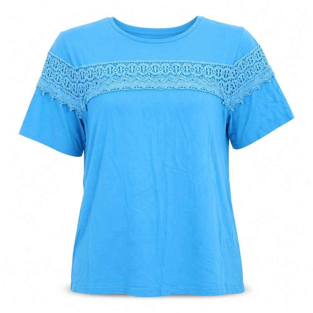 Be You Womens Blue   Basic T-Shirt Size 18