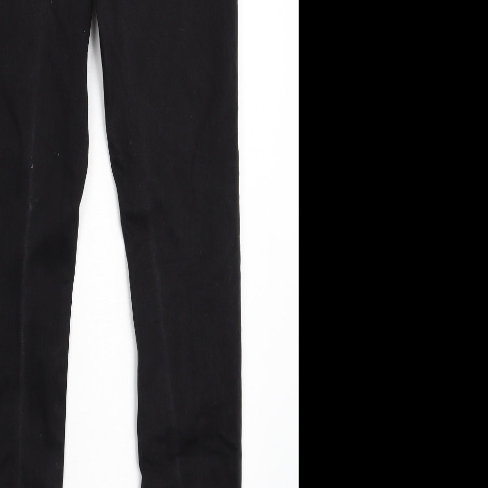 Denim & Co. Womens Black  Denim Jegging Jeans Size 8 L30 in