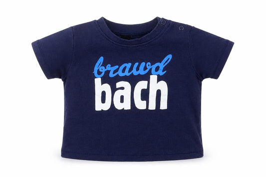 Front view of BabyBugz Baby Blue Basic T-Shirt, size 9-12, Months
