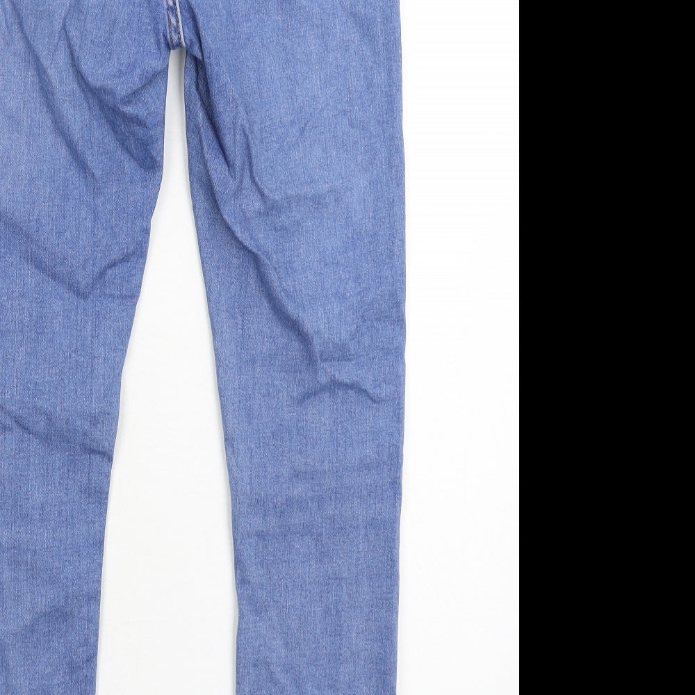 Topshop Womens Blue  Denim Skinny Jeans Size 26 in L26 in