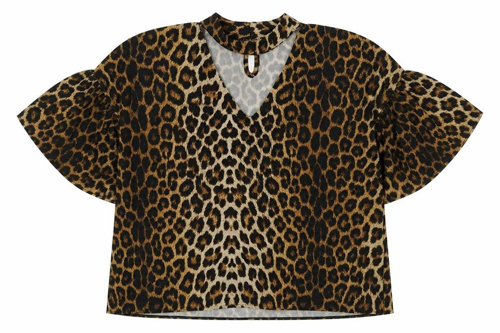 NEXT Womens Multicoloured Animal Print  Basic Blouse Size 8  - Oversized