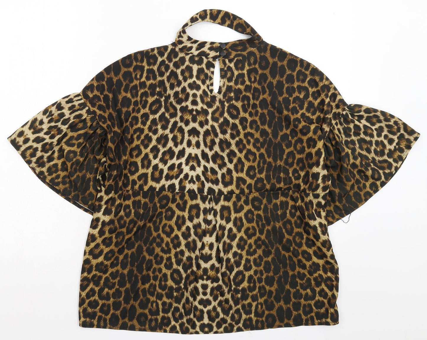 NEXT Womens Multicoloured Animal Print  Basic Blouse Size 8  - Oversized