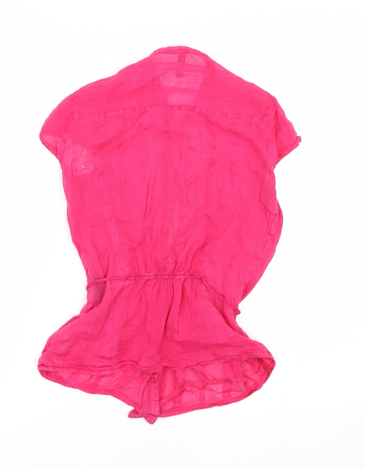 H&M Womens Pink   Basic Button-Up Size 4