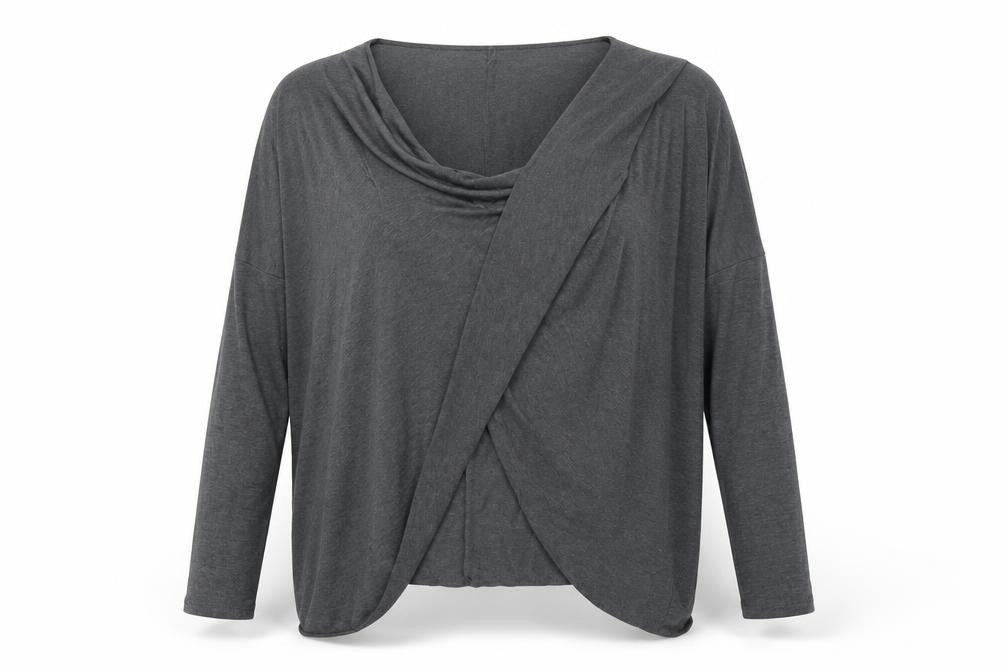 Tea & rose Womens Grey   Basic T-Shirt Size M