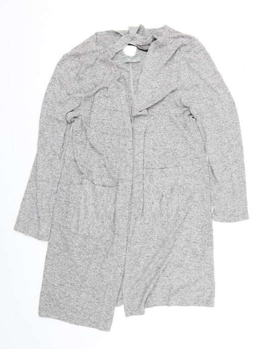COIN 1804 Womens Grey   Cardigan Jumper Size L