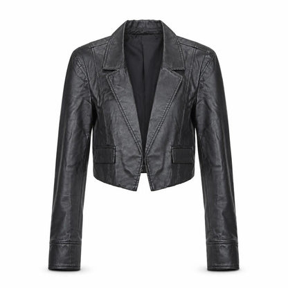 Front view of Red Herring women’s black jacket, size UK 10