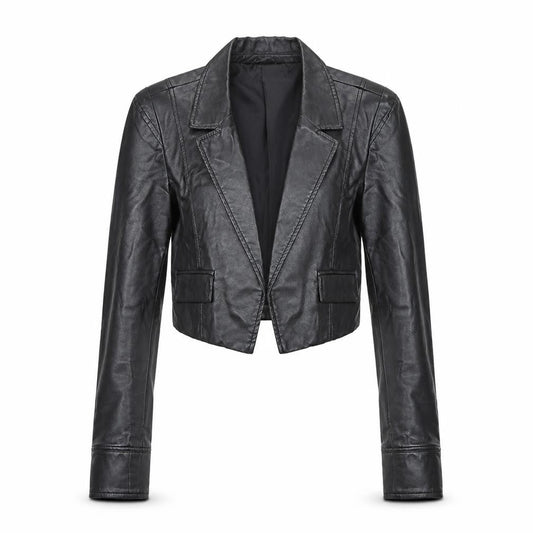 Front view of Red Herring women’s black jacket, size UK 10