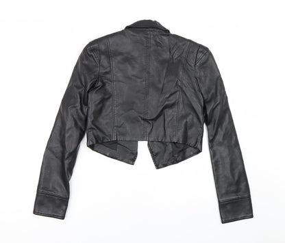 Back view of Red Herring women’s black jacket, size UK 10