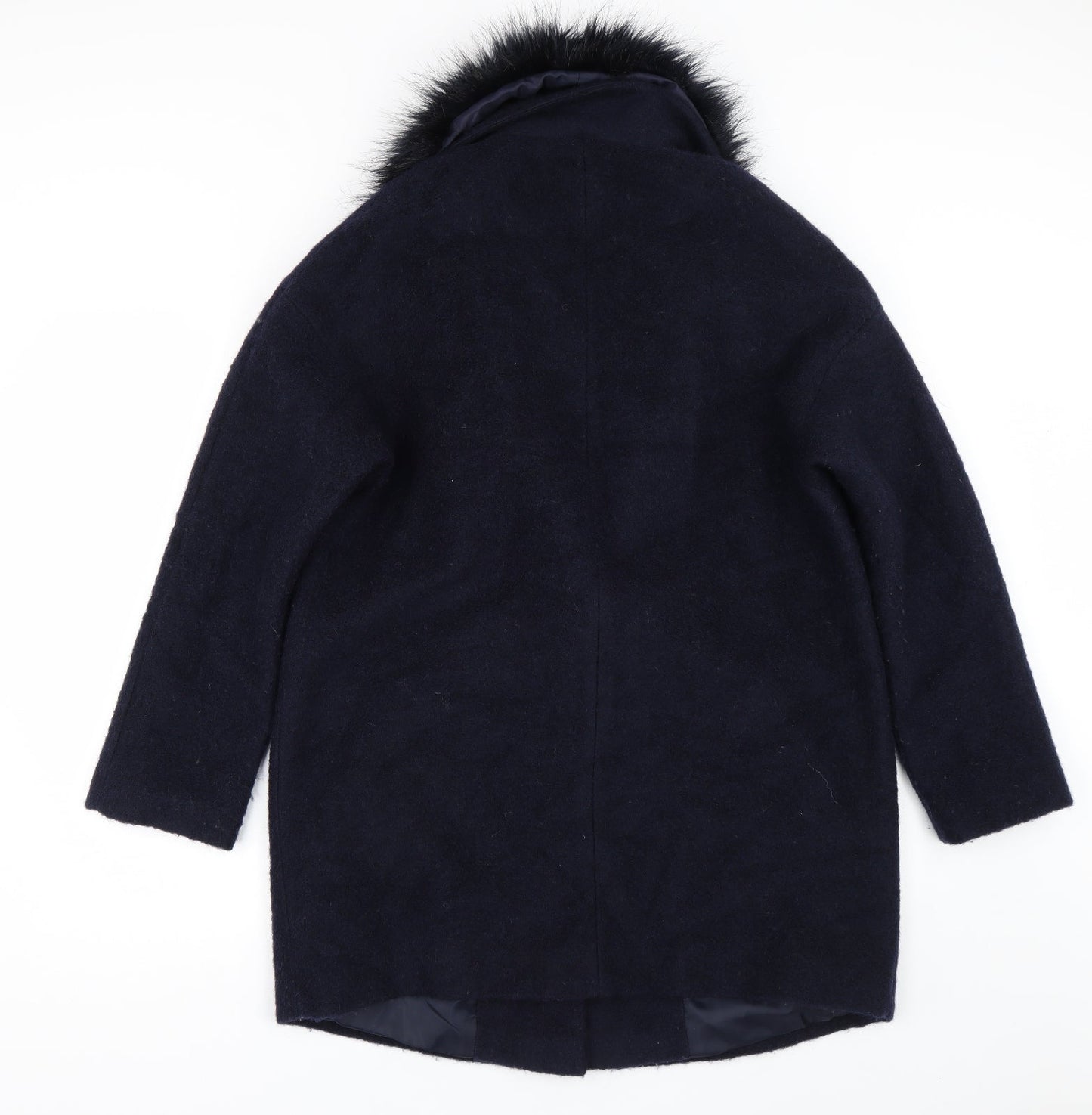 Dorothy Perkins Womens Blue   Overcoat Coat Size 14