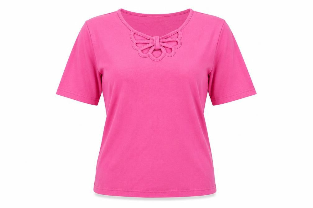Isle Womens Pink   Basic T-Shirt Size M